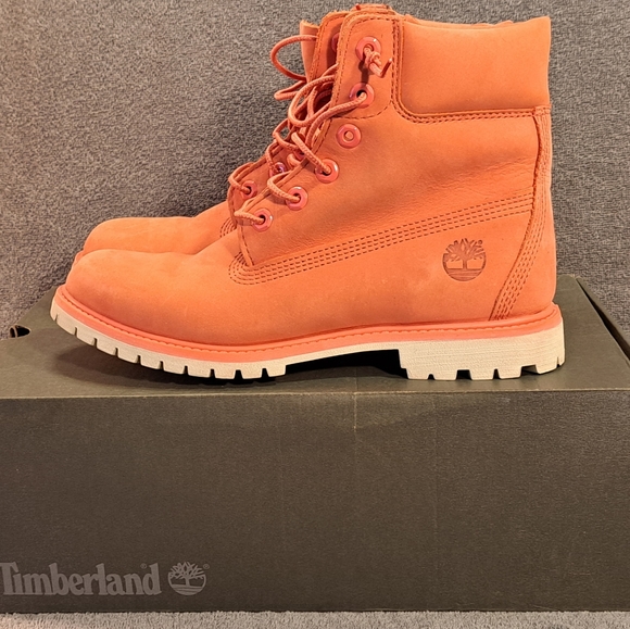 Timberland Shoes - Timberland Women's Premium Waterproof Boots, Color Pink Size 8.5
